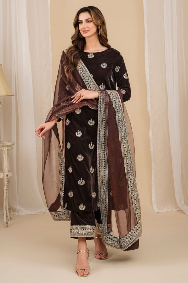 Aqs - 3 Piece Velvet RTW