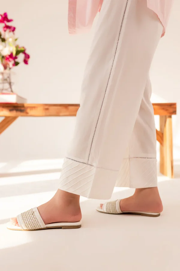White Laced Culottes