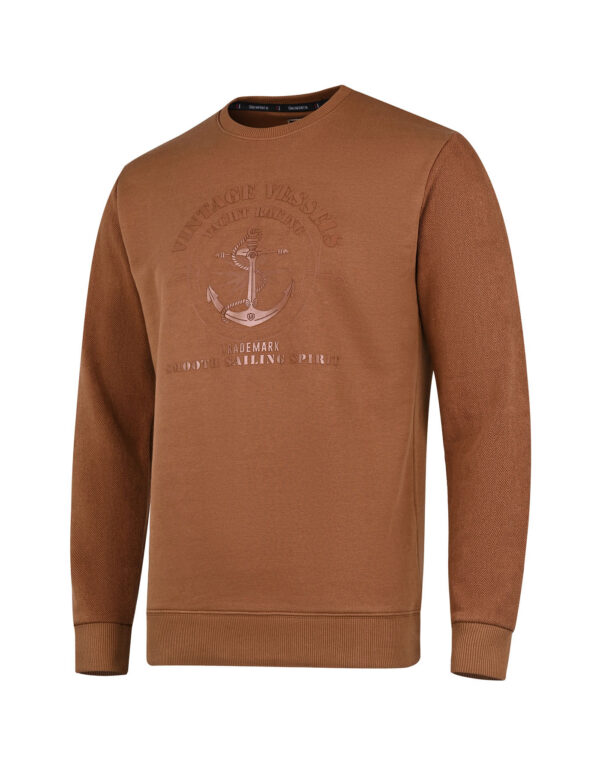 Rust Printed Sweatshirt