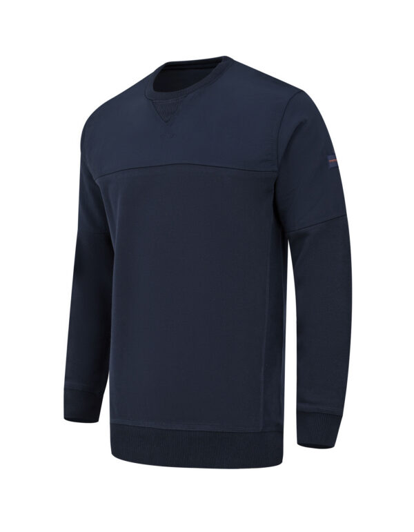 Navy Texture Sweatshirt