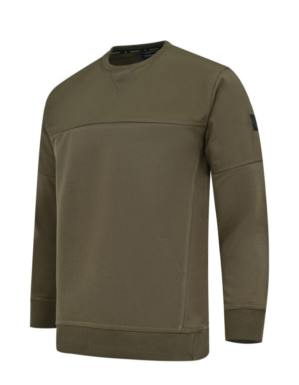 Olive Texture Sweatshirt
