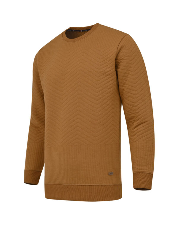 Mustard Texture Sweatshirt