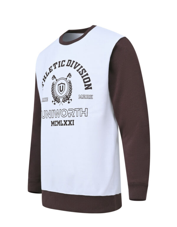 White Printed Sweatshirt